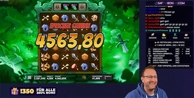 Screenshot: Juicy Spins win 4563$